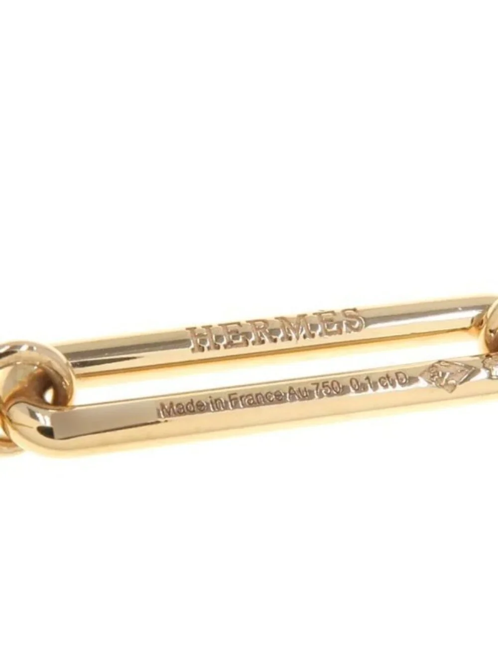 Hermes Chaine D'ancre Chaos Diamond Earrings